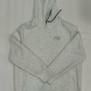 American Eagle Outfitters Light Gray Hoodie size Large Relaxed Fit